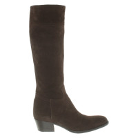 Car Shoe Boots Suede in Brown