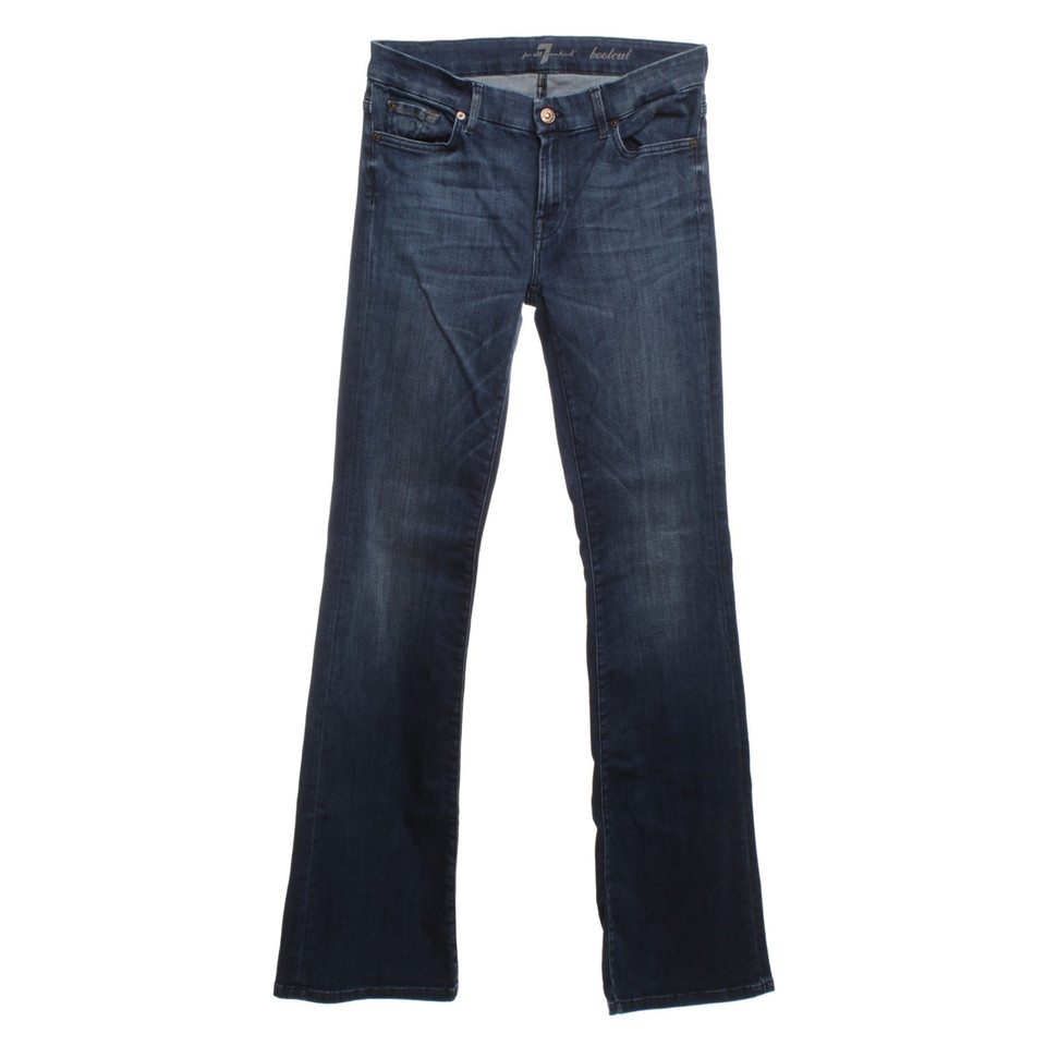 7 For All Mankind Bootcut-Jeans in Dunkelblau