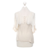 Philosophy Di Lorenzo Serafini Top Silk in Beige