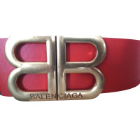 Balenciaga Ceinture en Cuir en Rouge