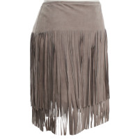 Marc Cain Suede skirt with fringe