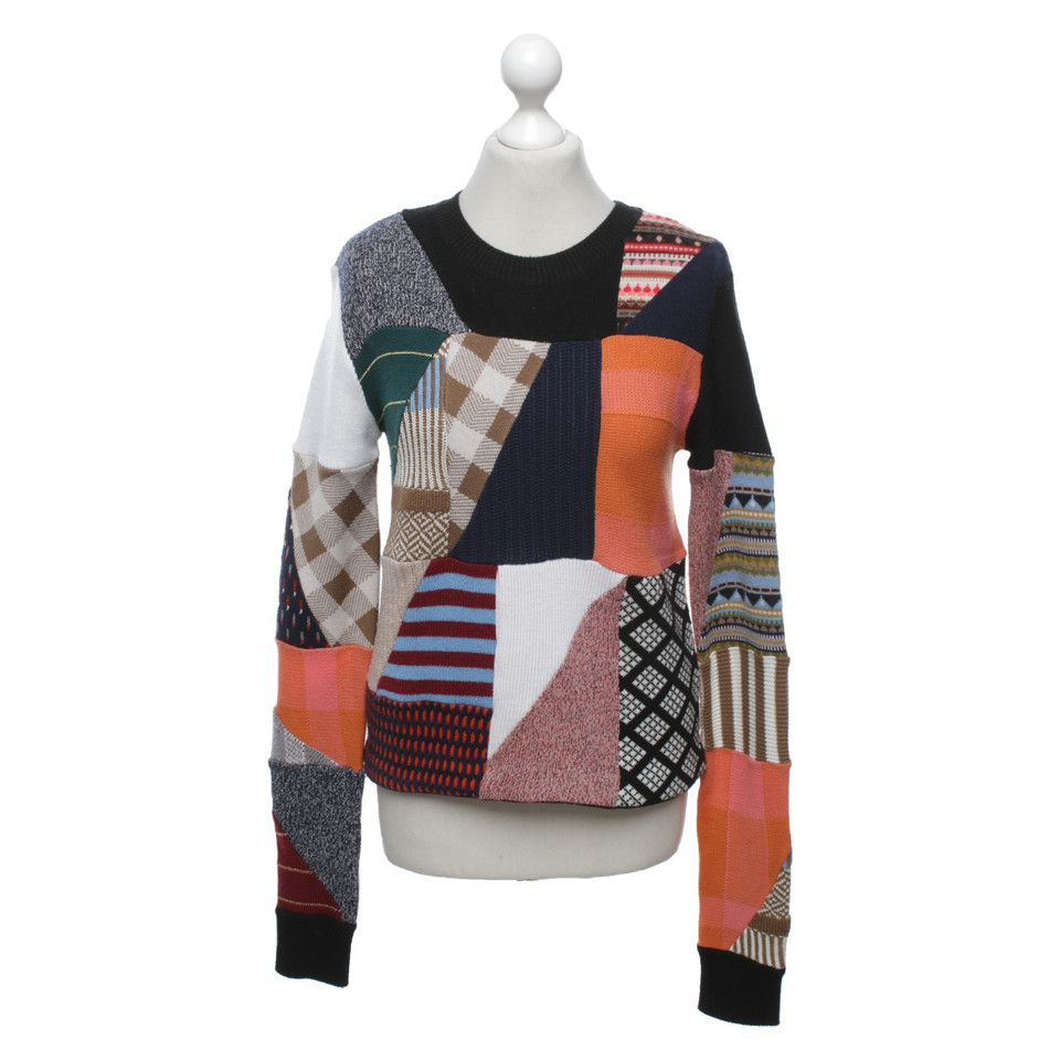 Chloé Sweater in patchwork-look