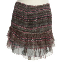 Isabel Marant Etoile Mini skirt with colorful patterns