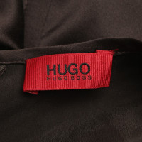 Hugo Boss Robe en soie marron