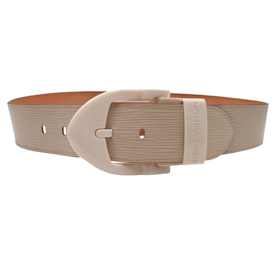 Louis Vuitton Belt Leather in White