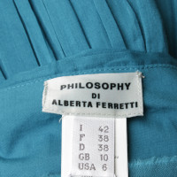Philosophy Di Alberta Ferretti Robe en bleu-vert