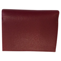 Furla Täschchen/Portemonnaie aus Leder in Rot