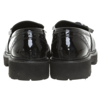 Msgm Slippers/Ballerinas Patent leather in Black