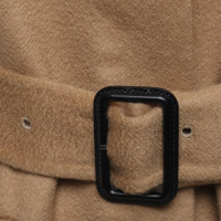 Burberry Giacca/Cappotto in Cashmere in Ocra