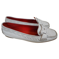 Tod's Loafer in leather in white