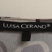 Luisa Cerano Silk blouse with patterns