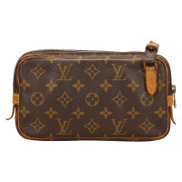 Louis Vuitton Marly in Tela in Marrone