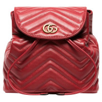 Gucci Marmont Bag en Cuir en Rouge