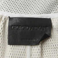 Giorgio Armani Leather jacket in grey