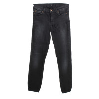 7 For All Mankind Skinny Jeans in Blauw