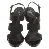 Giuseppe Zanotti Sandals Patent leather in Black