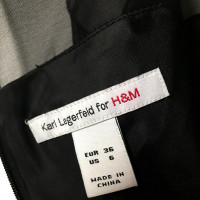 Karl Lagerfeld For H&M Soie mi robe longue