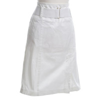 Strenesse Cotton skirt in white