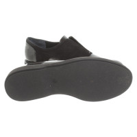 Armani Slippers/Ballerinas Patent leather in Black