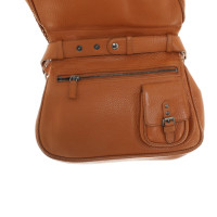 Christian Dior Gaucho Saddle Bag Leather in Brown