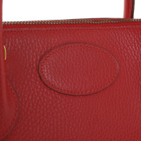 Hermès Bolide 35 Leather in Red
