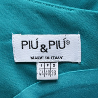 Piu & Piu Robe en Coton en Turquoise