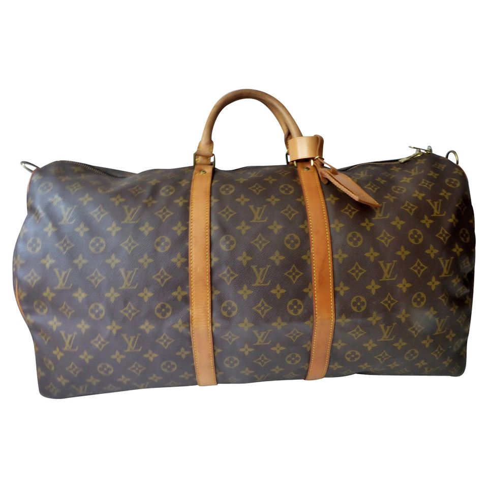 Louis Vuitton Keepall en Toile en Marron