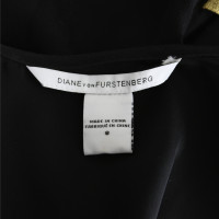 Diane Von Furstenberg Robe en noir / or