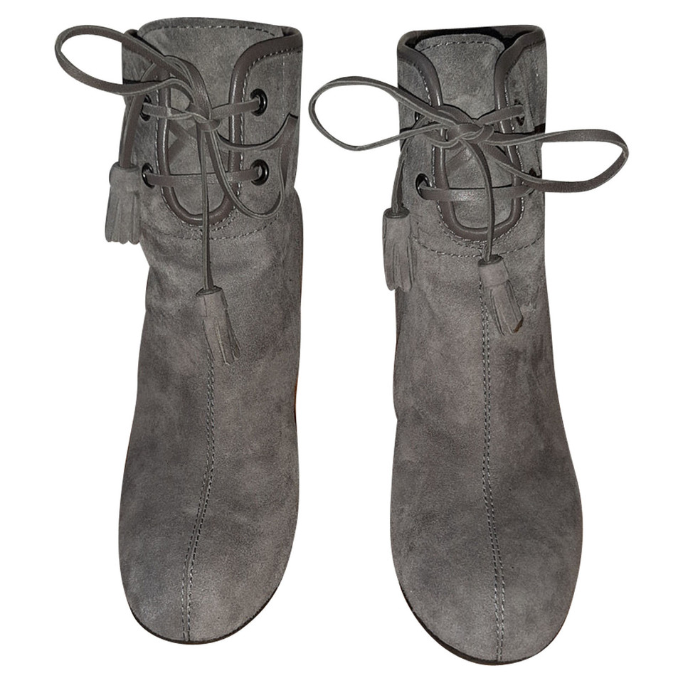 Hogan Stiefeletten aus Wildleder in Grau