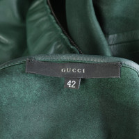 Gucci Veste/Manteau en Cuir en Vert