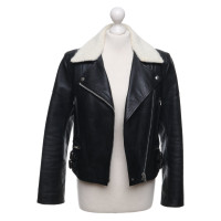 Victoria Beckham Leather jacket in black