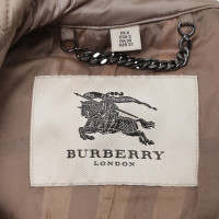 Burberry Gewatteerde jas in Taupe