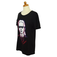 Karl Lagerfeld For H&M Top Cotton in Black