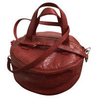 Balenciaga Handtasche aus Leder in Rot