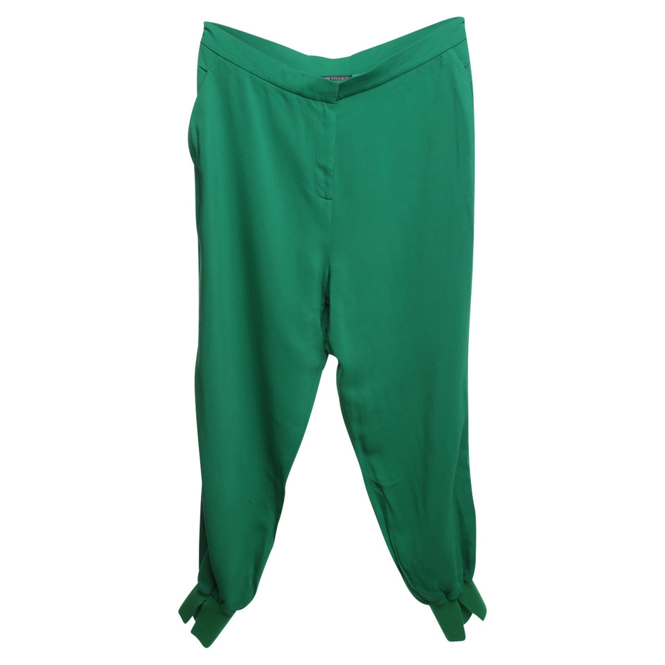 Twin Set Simona Barbieri Pantalon en vert