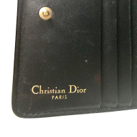 Christian Dior Borsette/Portafoglio in Pelle in Nero