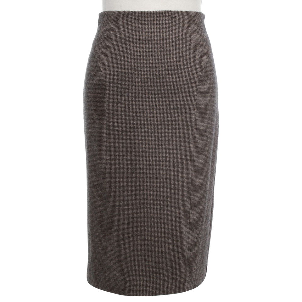 Luisa Cerano skirt with houndstooth pattern