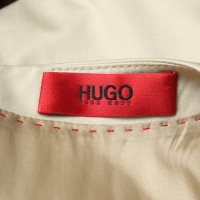 Hugo Boss Kleid aus Baumwolle in Beige
