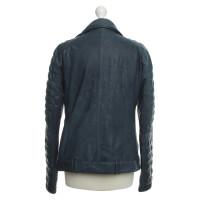 Drome Leather jacket in blue