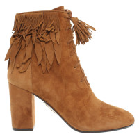 Aquazzura Ankle boots Suede in Brown