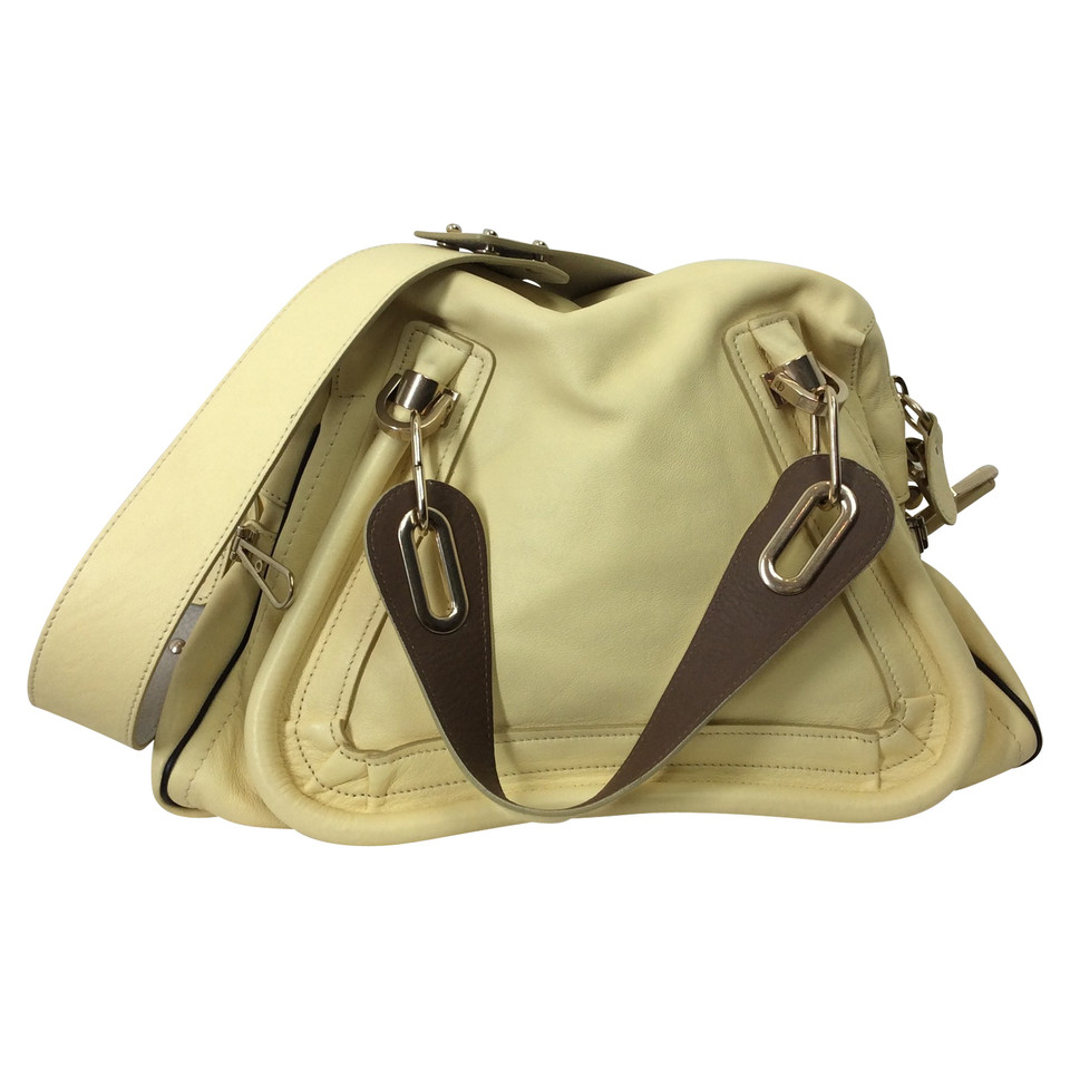 Chloé Handtasche aus Leder in Gelb