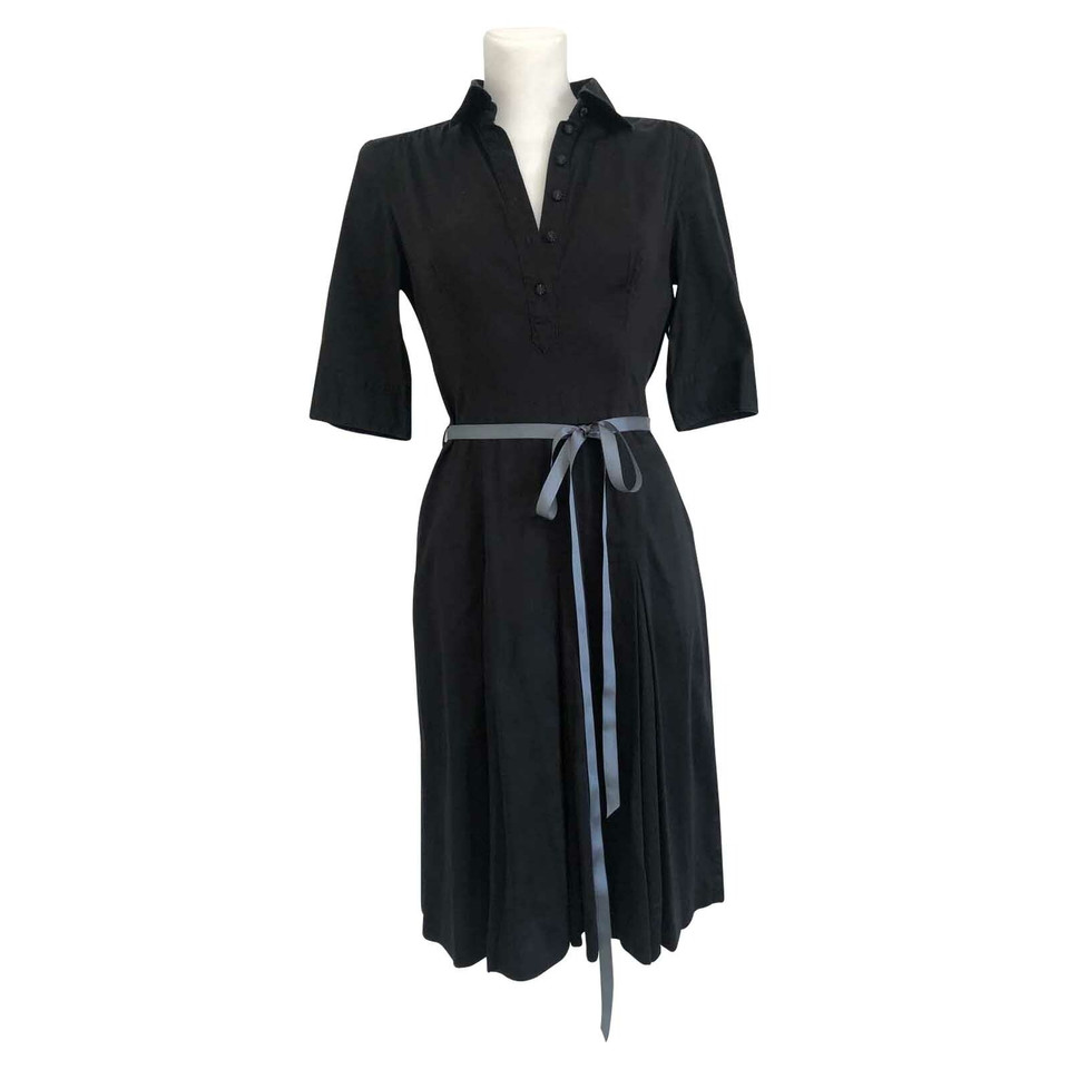 Ted Baker Kleid aus Baumwolle in Schwarz