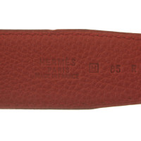 Hermès Ledergürtel in Rot