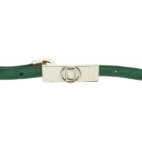 Laurèl Leather belt in green