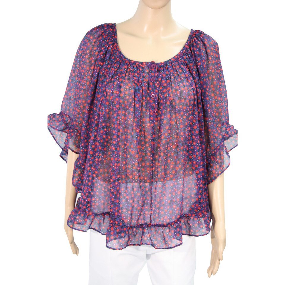 French Connection Transparent top with pattern