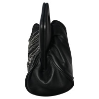 Chanel sac à main en cuir noir