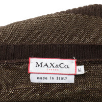 Max & Co Pull en marron / or
