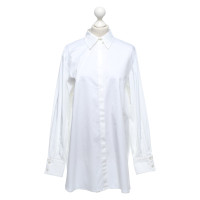 The Row Top en Coton en Blanc