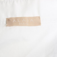 Alaïa Bovenkleding Katoen in Wit