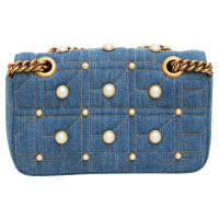 Gucci Handtasche aus Jeansstoff in Blau